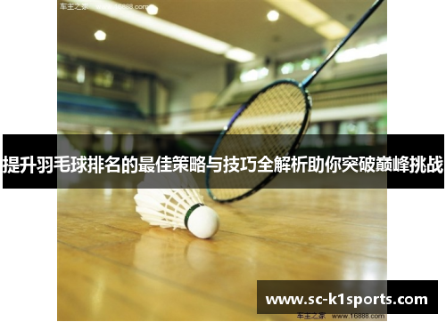 提升羽毛球排名的最佳策略与技巧全解析助你突破巅峰挑战